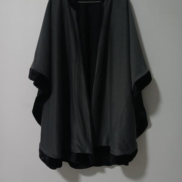 كاب وجهين (اسود - رصاصي)